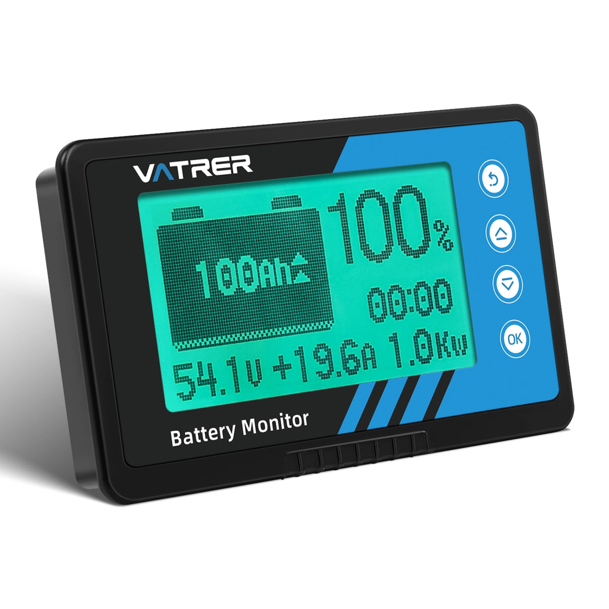 Vatrer 500A Battery Monitor with Shunt for Use as Voltmeter and Ammeter EU