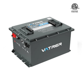 【UL】Vatrer 36V 105AH LiFePO4 Golfwagen Batterie, 200A BMS, 4,000+ Zyklen, Max 7.68kW Ausgangsleistung Lithium Batterie
