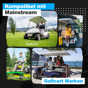 Vatrer 48V 105Ah LiFePO4 Golfwagen Akku, integriertes 200A BMS, wiederaufladbarer Lithium-Akku mit mehr als 4.000 Zyklen, max. 10,24 kW Ausgangsleistung