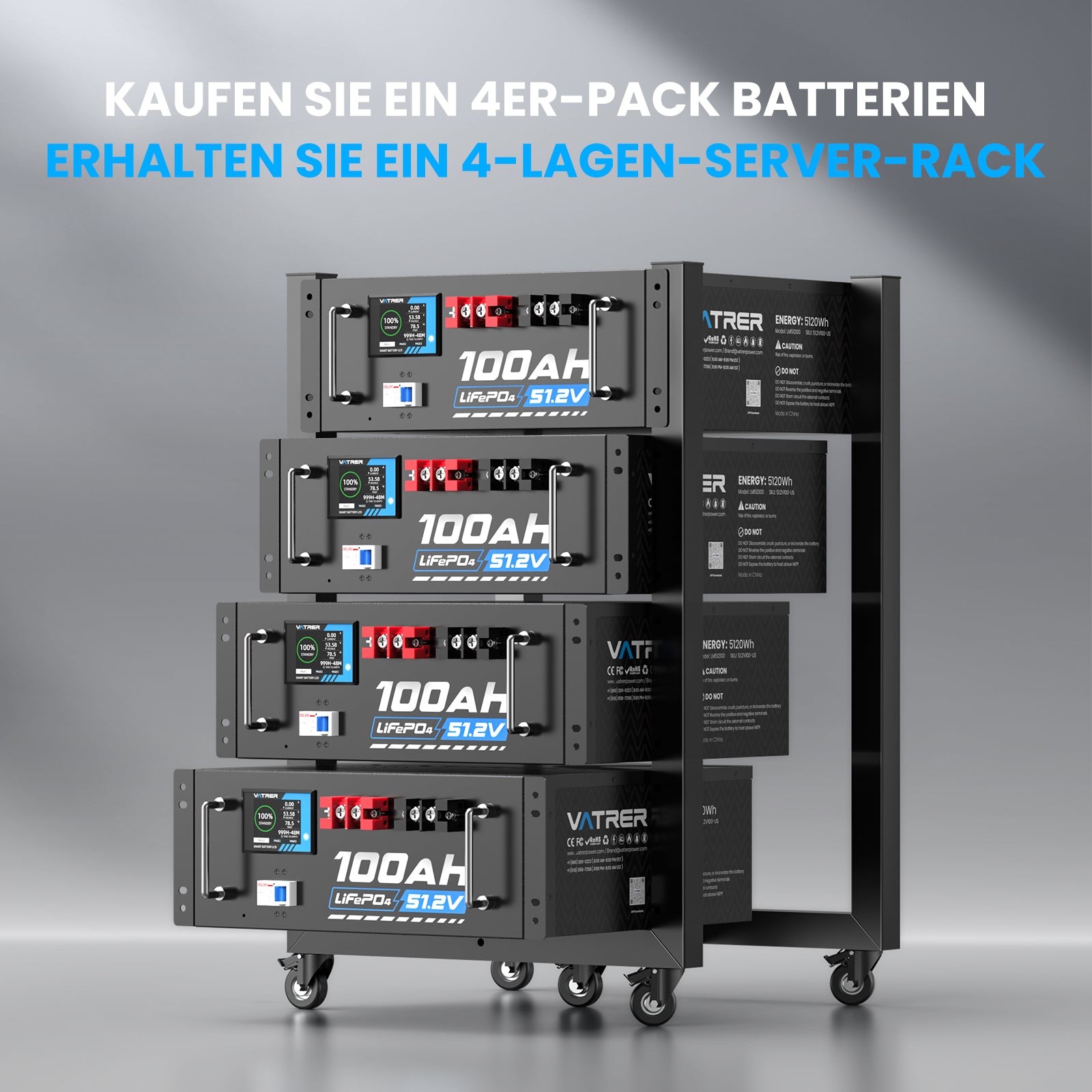 Vatrer 4-HE-Server-Rack