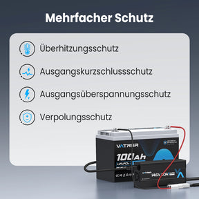 Vatrer 14,6V 20A Intelligentes AC-DC 12 V Lithium Eisenphosphat Akku ladegerät