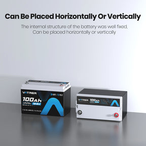 Vatrer 12V 100AH ​​LiFePO4 Self-Heated Lithium Battery with Bluetooth EU