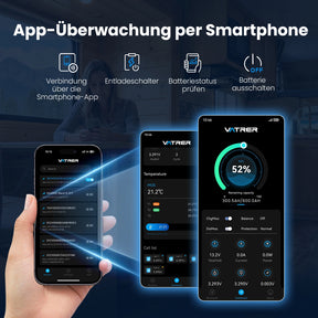 【Vorbestellung】Vatrer 12V 600Ah Lifepo4 Batterie mit Heizung, Bluetooth für Wohnmobile