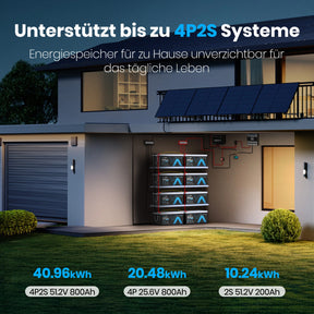 Vatrer 24V 200Ah Lithium batterie selbstheizende Bluetooth Version, integriertes 200A BMS, 5000+Zyklen – LiFePO4-Batterien mit Abschaltung bei niedriger Temperatur