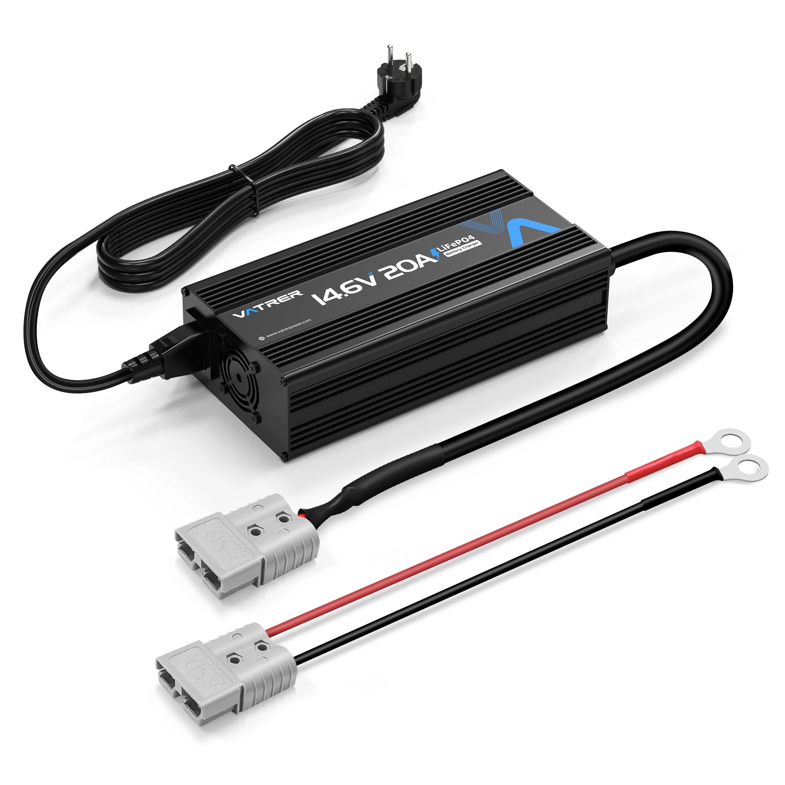 Vatrer 14,6V 20A Intelligentes AC-DC 12 V Lithium Eisenphosphat Akku ladegerät