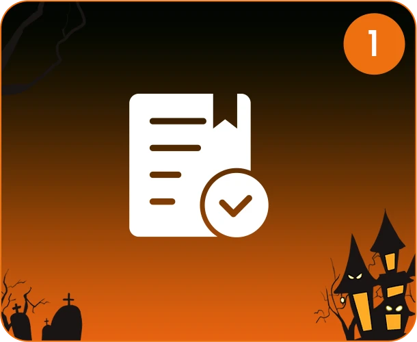 Halloween step 1